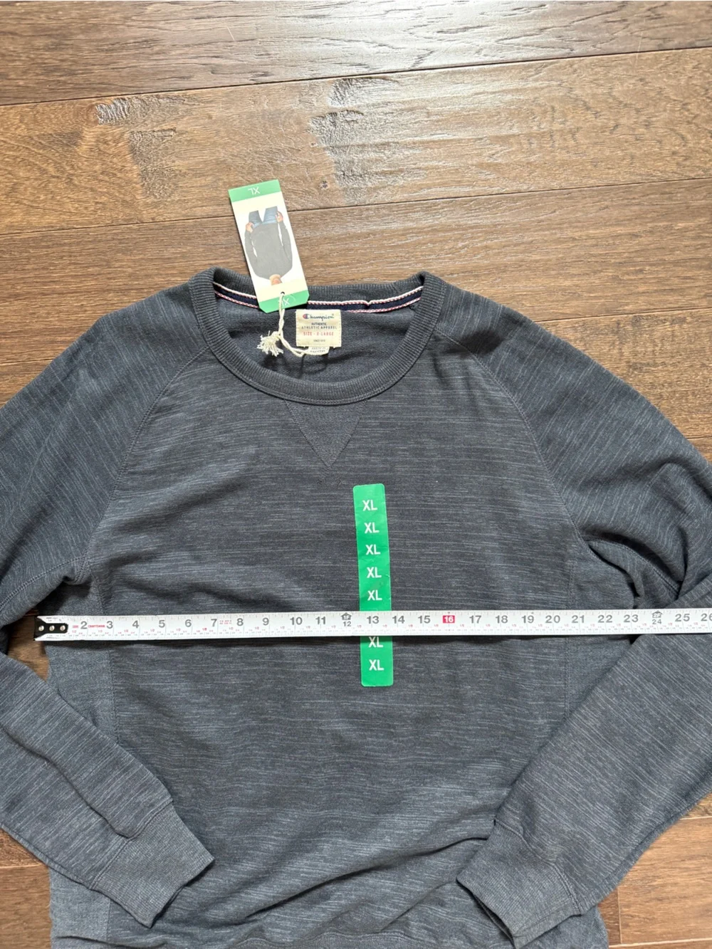 NWT Champion Men's Crewneck Sweatshirt - Charcoal Gray